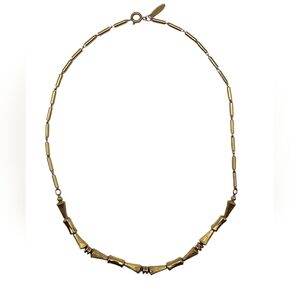 Vintage Retro Signed DIRECTION ONE Goldtone‎ Chain Link 17" Necklace